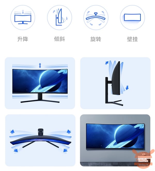 Xiaomi Mi Curved Display 34" Xiaomi Mi Display 23.8"