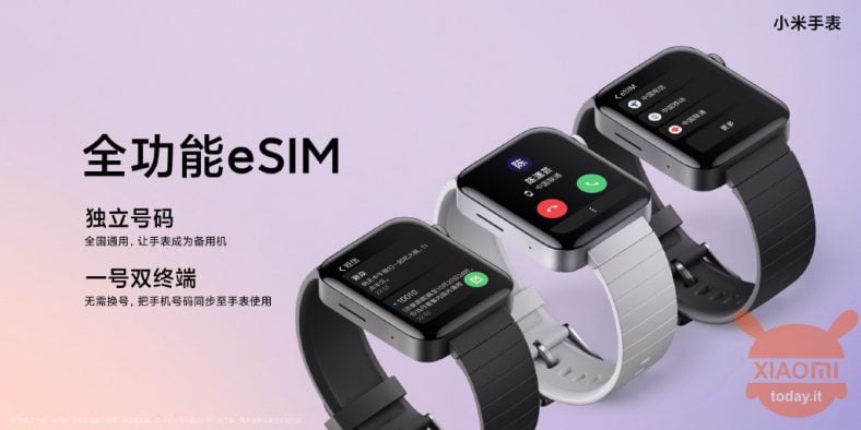 Xiaomi Mi Watch presentato con eSIM 4G e 36 ore di autonomia ...