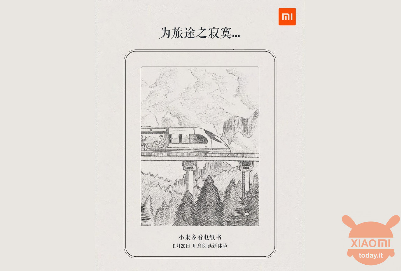 Leitor de eBook com múltiplas visualizações Xiaomi
