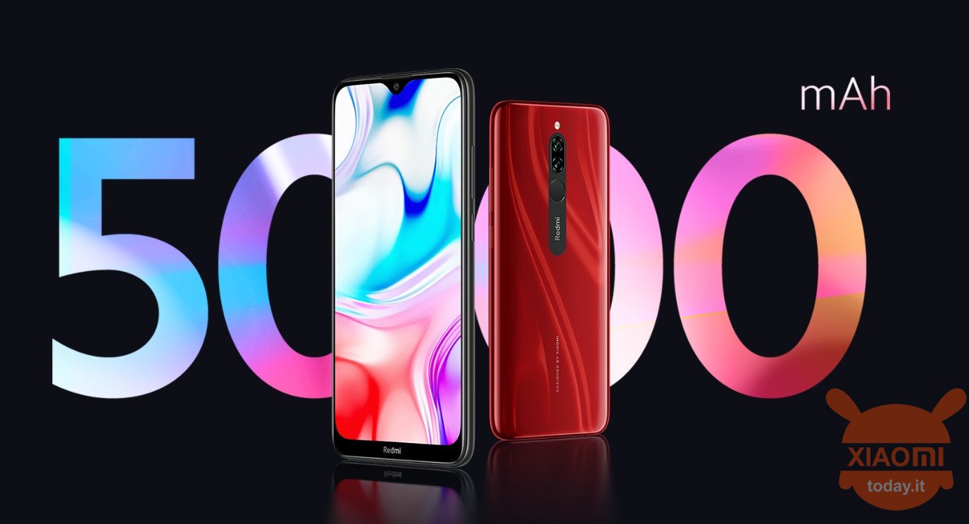 Official Redmi 8 in Italy: 5000mAh battery and 18W Fast Charging at 169,90 €