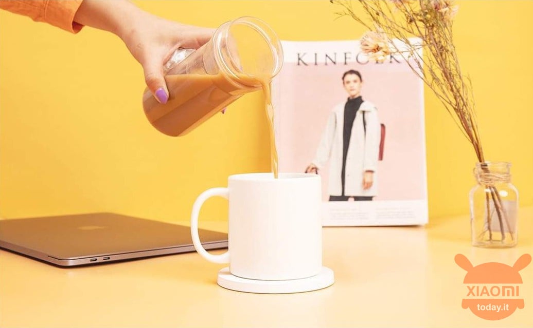 Tasse chaude de chargement sans fil Xiaomi