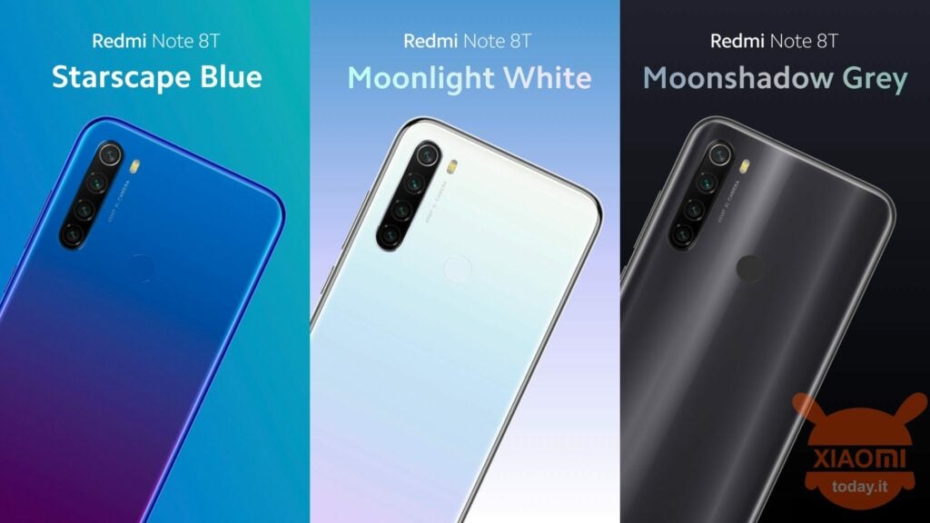 redmi note 8t colori