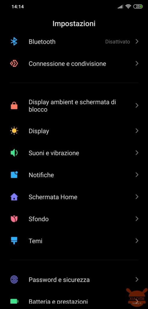 personalizzare ambient on display miui 11