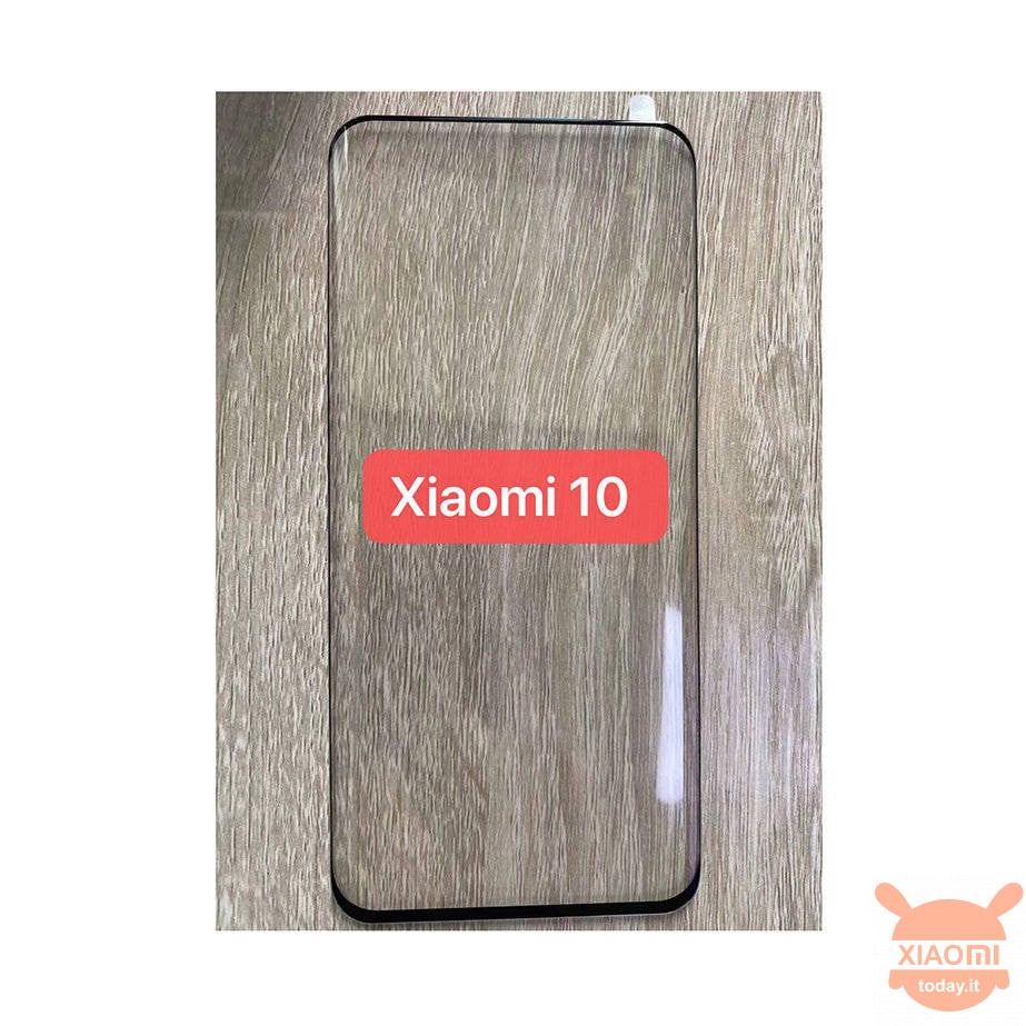 xiaomi mi 10 pannello frontale