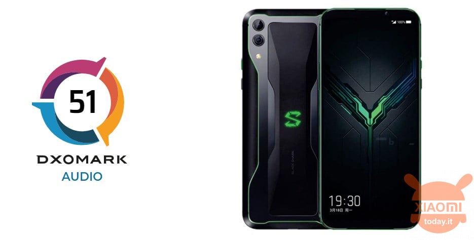 Audio Xiaomi Black Shark 2 Pro DxOMark