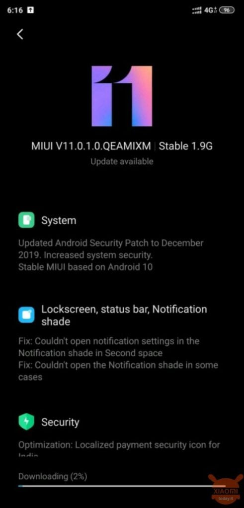 xiaomi mi 8 android 10