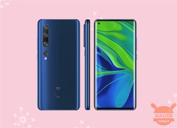 Xiaomi Mi 10 Pro gjengivelsesdesign