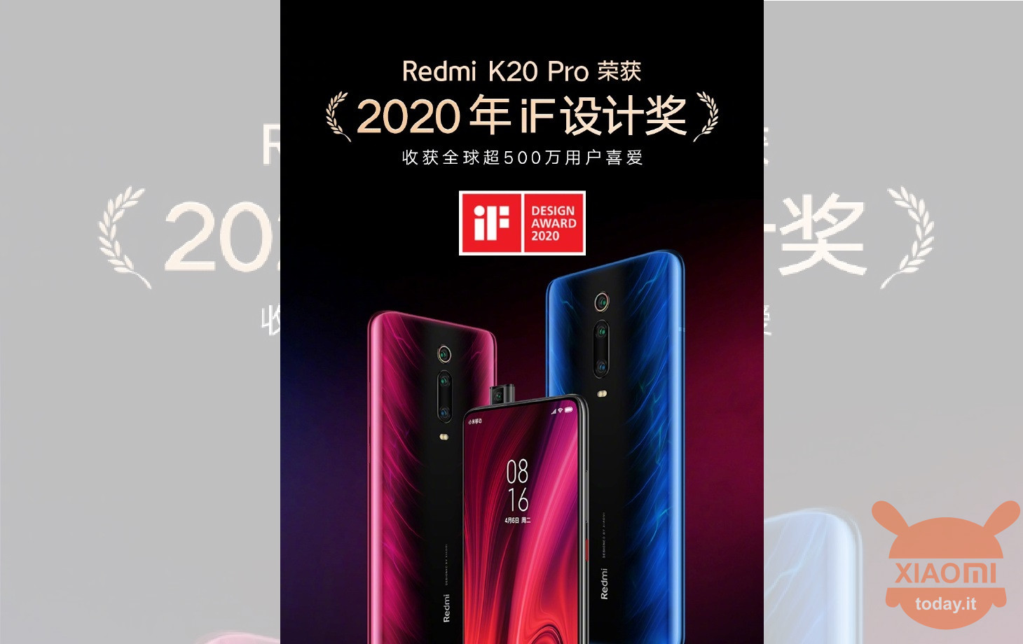 Redmi K20 Pro iF Design Award 2020