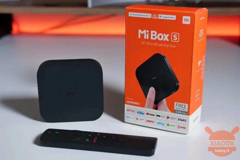 Mi Box S Android पाई