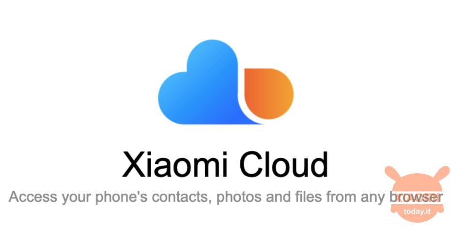 Xiaomi mi cloud