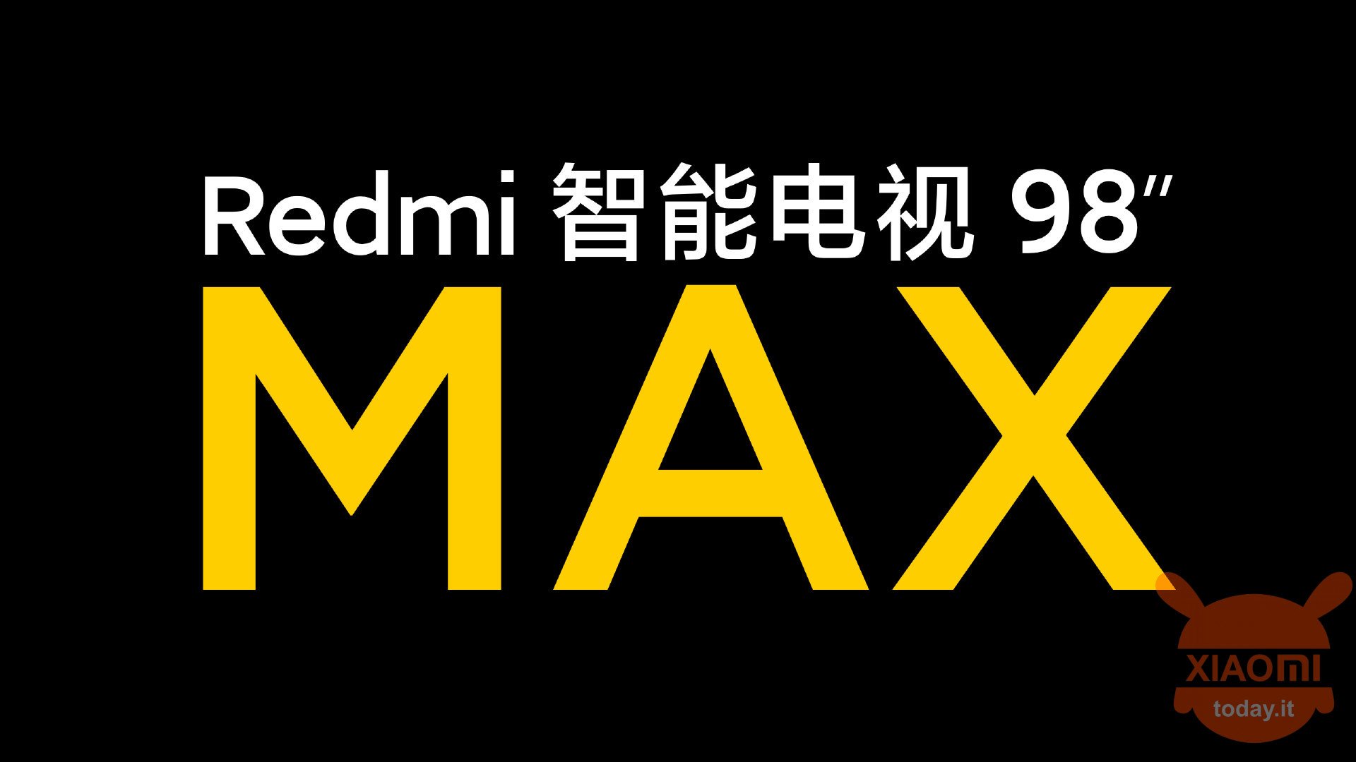 redmi tv max 98"