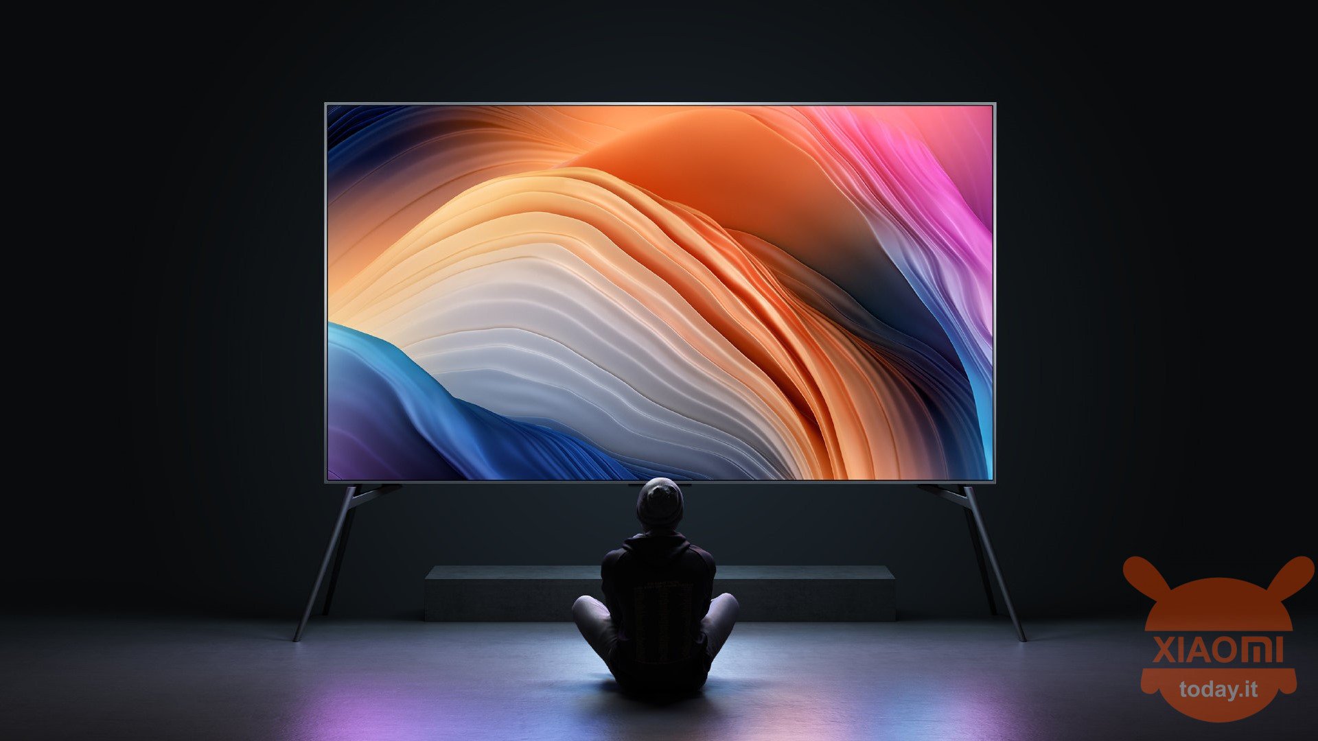 Linha de produção Redmi TV MAX 98 "