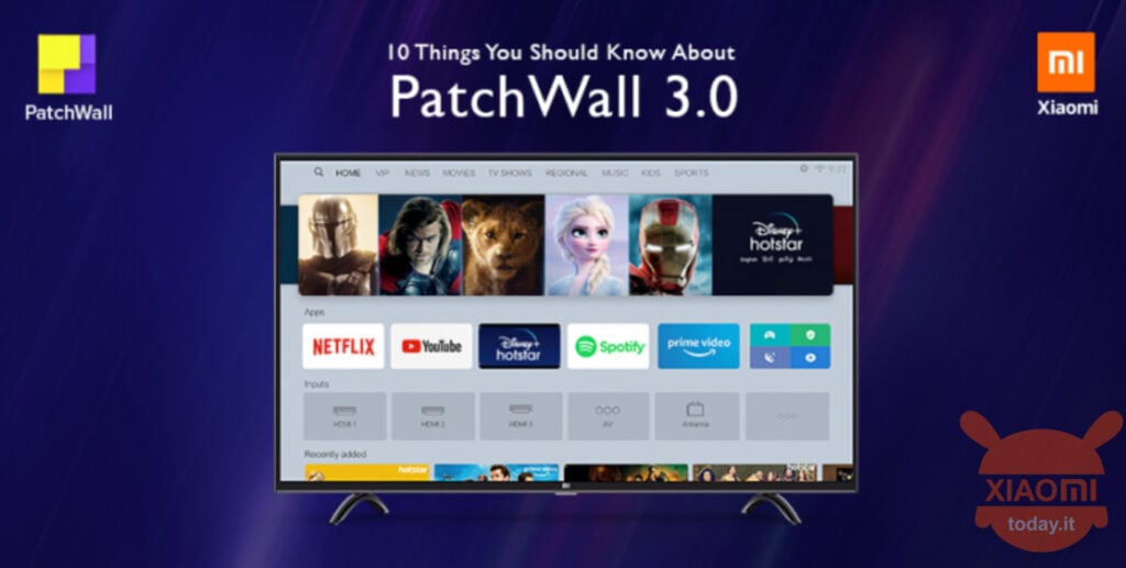 patchwall 3.0 xiaomi mi tv