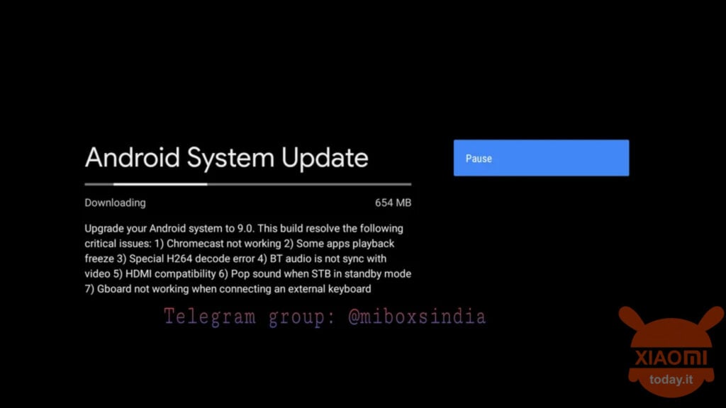 mi box s android 9 pie stabile