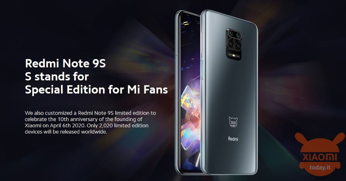 Redmi Note 9S MFF 2020 Edition