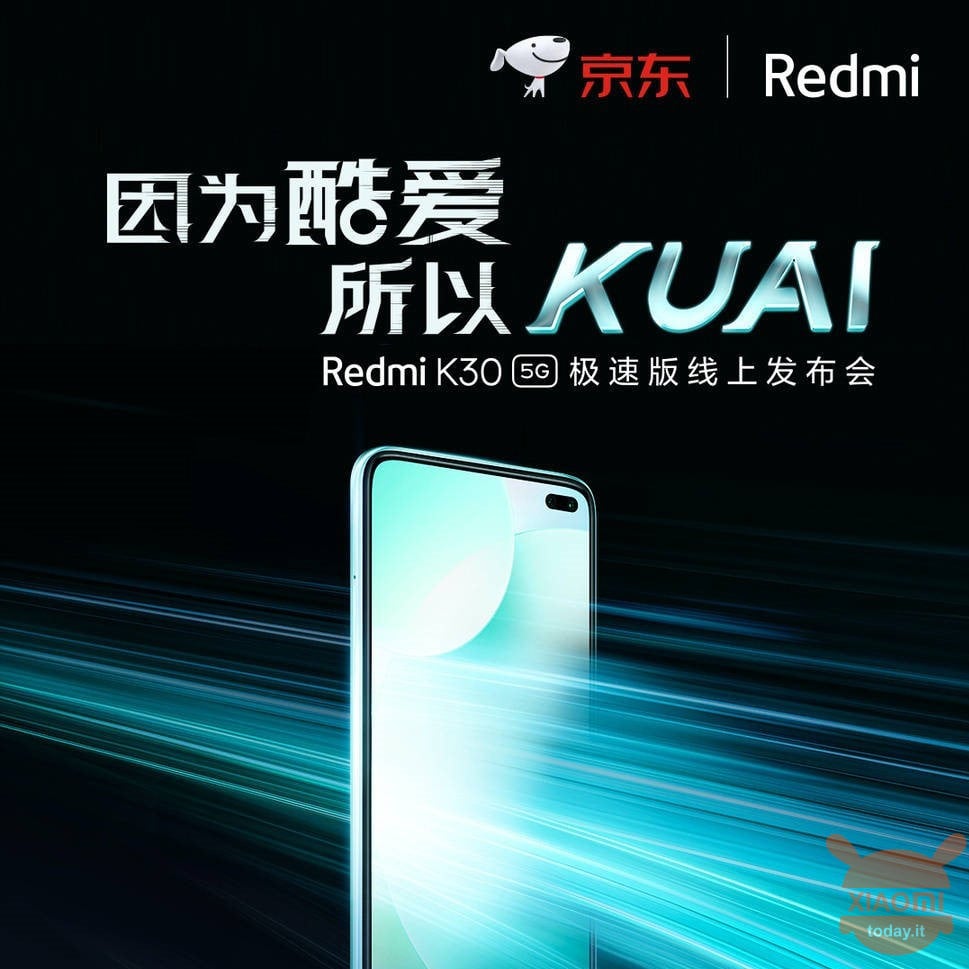 redmi k30 speed con prcessore qualcomm snapdragon 768g Redmi K30 5G Speed ​​Edition