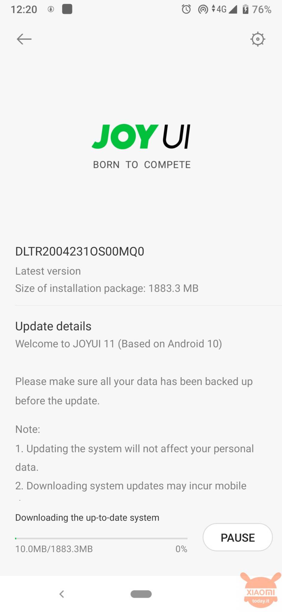 Black Shark 2 Pro JoyUI 11 Android 10