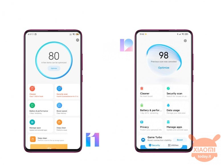 miui 11 vs miui 12 sicurezza