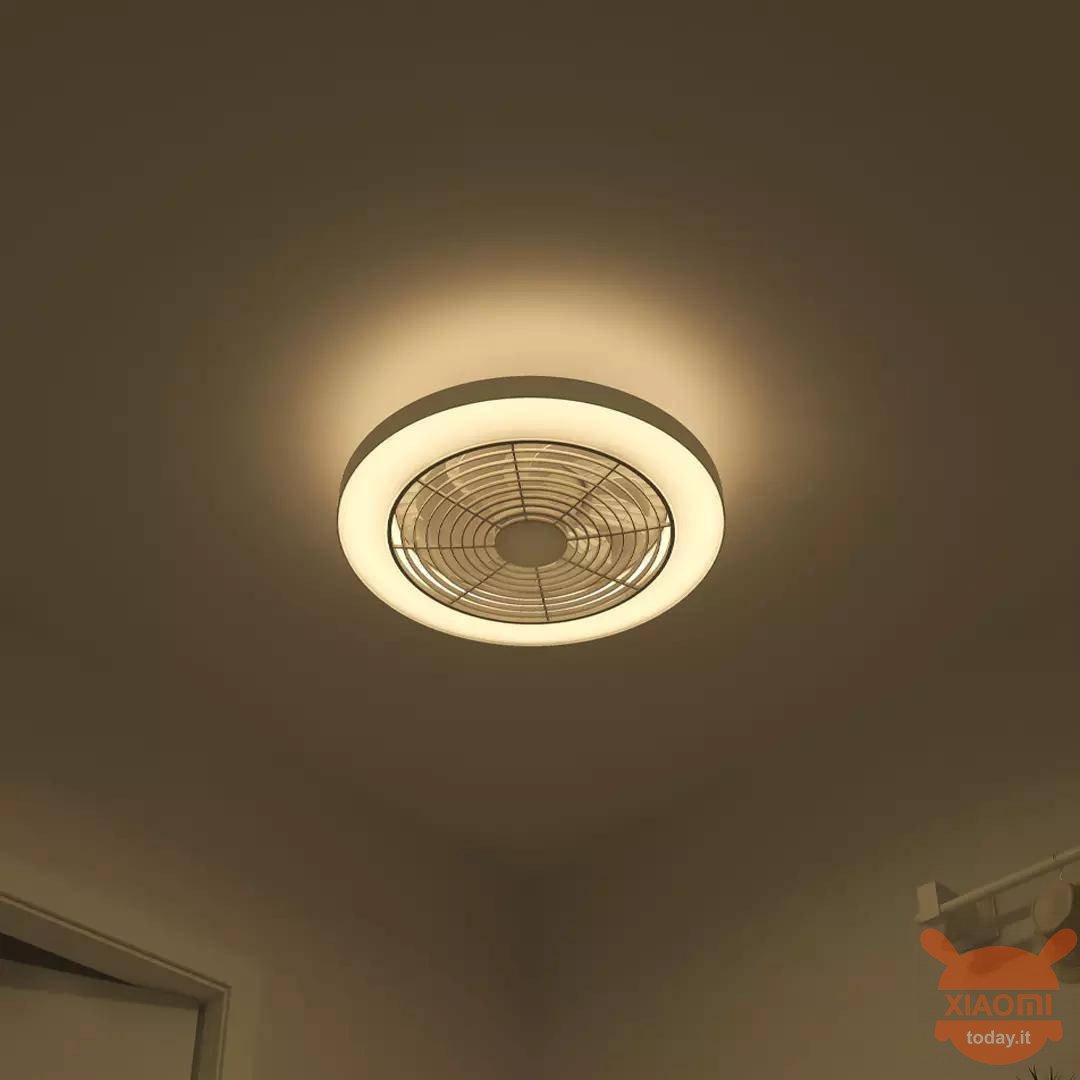 Yeelight Smart DC Fan Light presentata: Lampadario e ventilatore super compatti