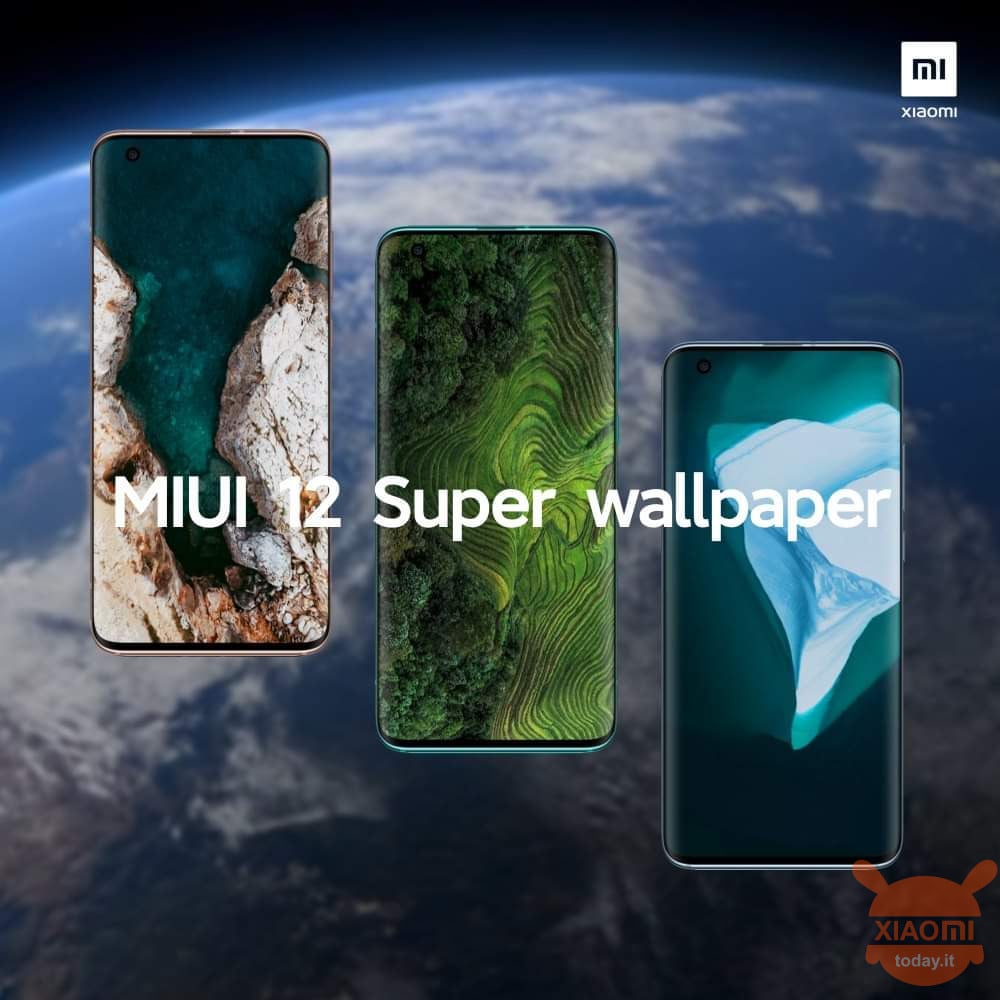 Here are the magical places of the MIUI 12 Super Wallpapers 