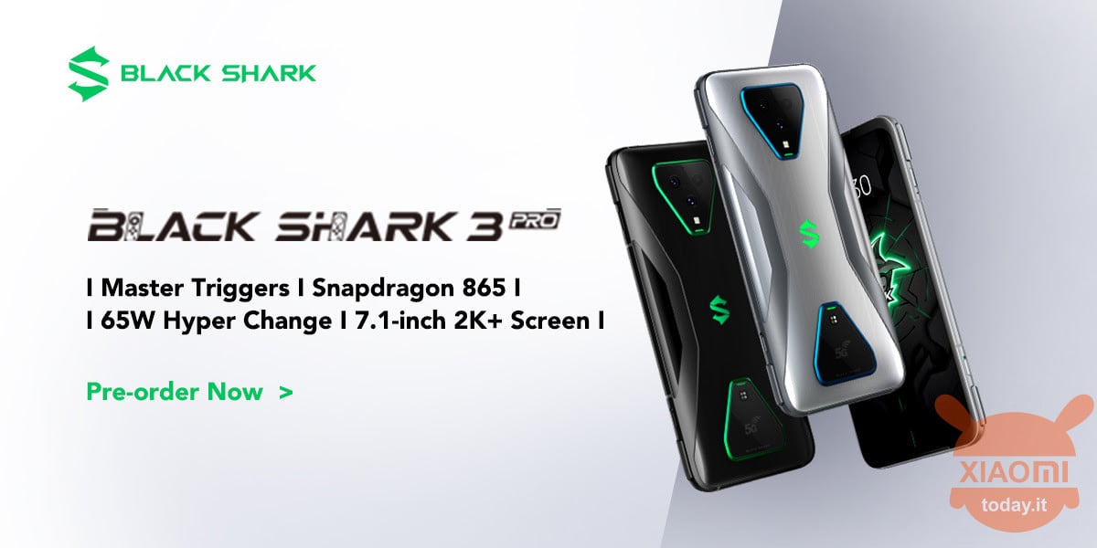 Czarny Shark 3 Pro