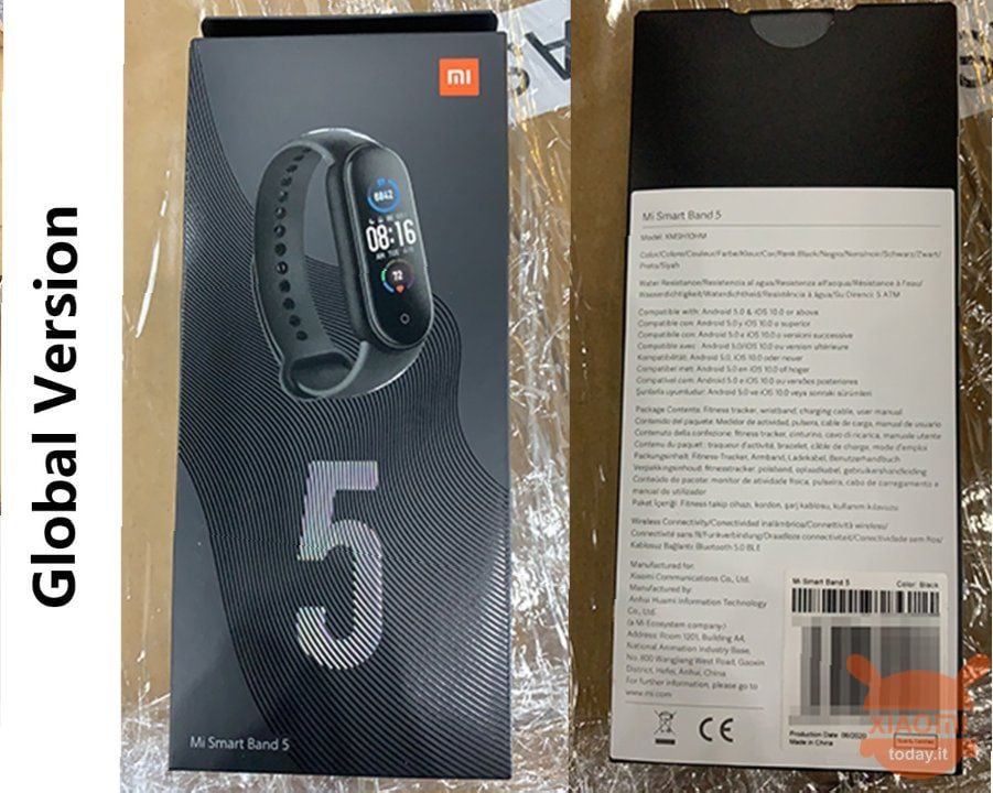 mi band 5 global no nfc alexa και sp02
