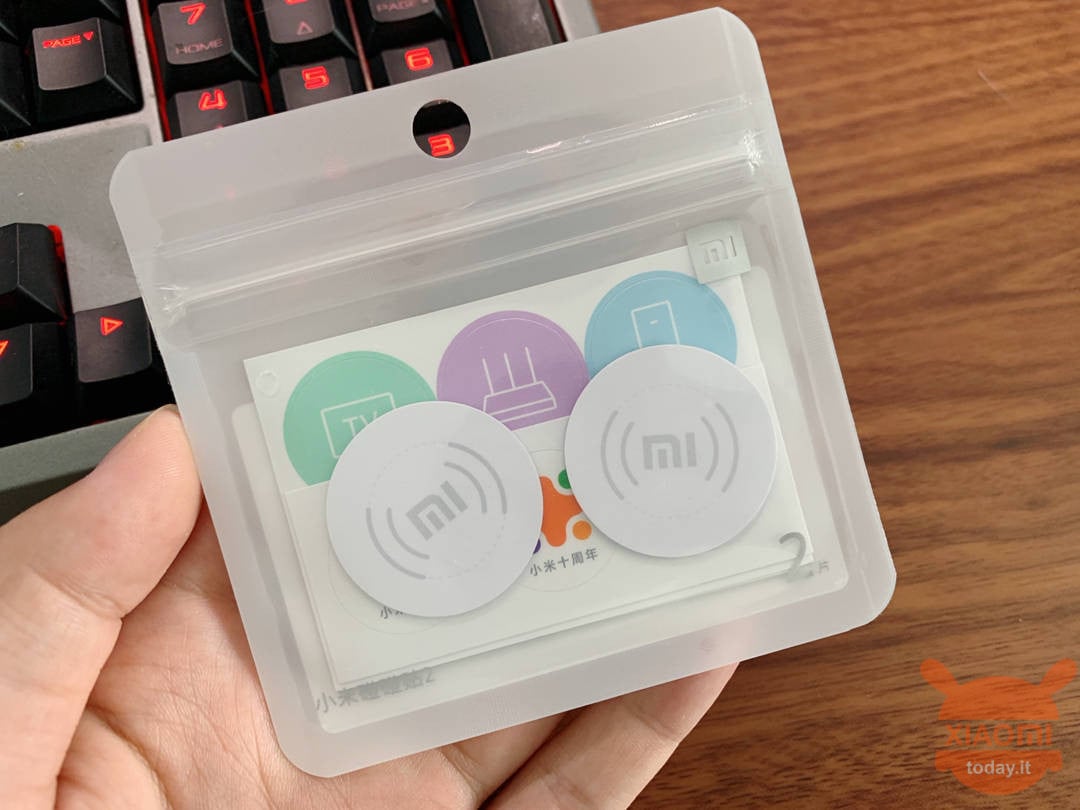 xiaomi stickers nfc domotica