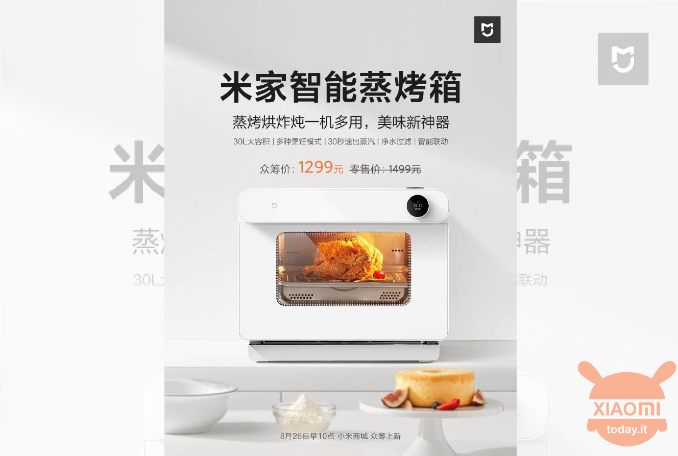 Xiaomi Mijia Smart Forno a Vapor