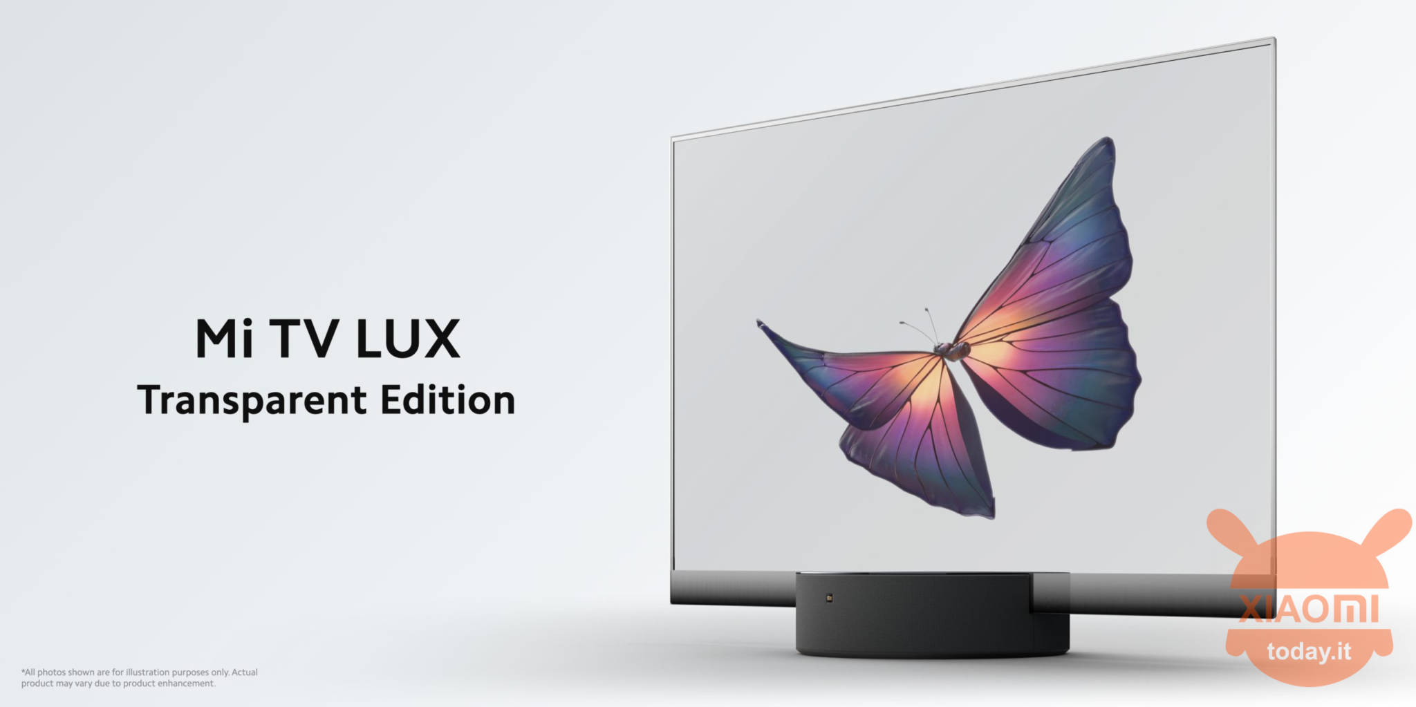 Xiaomi Mi TV LUX Transparent Edition
