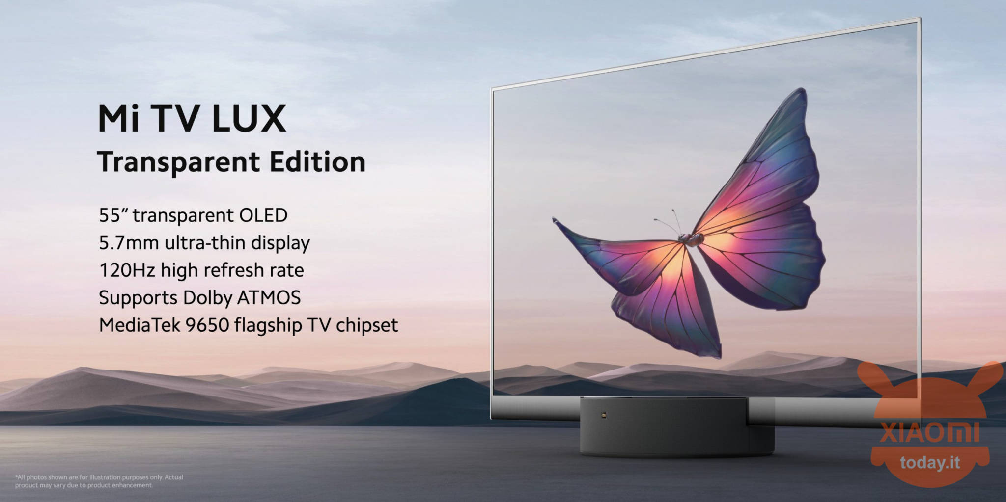 Xiaomi Mi TV LUX Transparent Edition