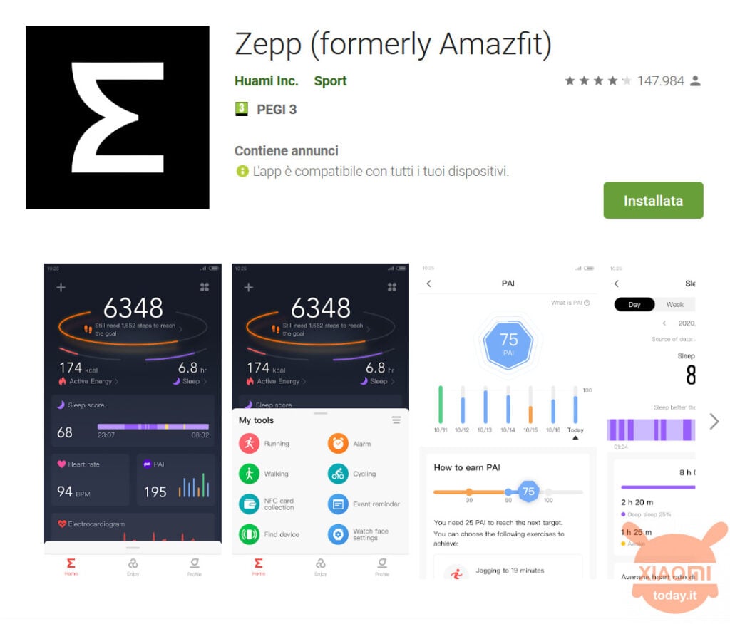 app amazfit si chiama ora zepp