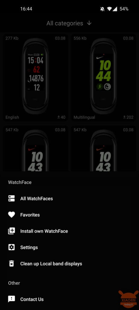 mi band 5 app watchfaces