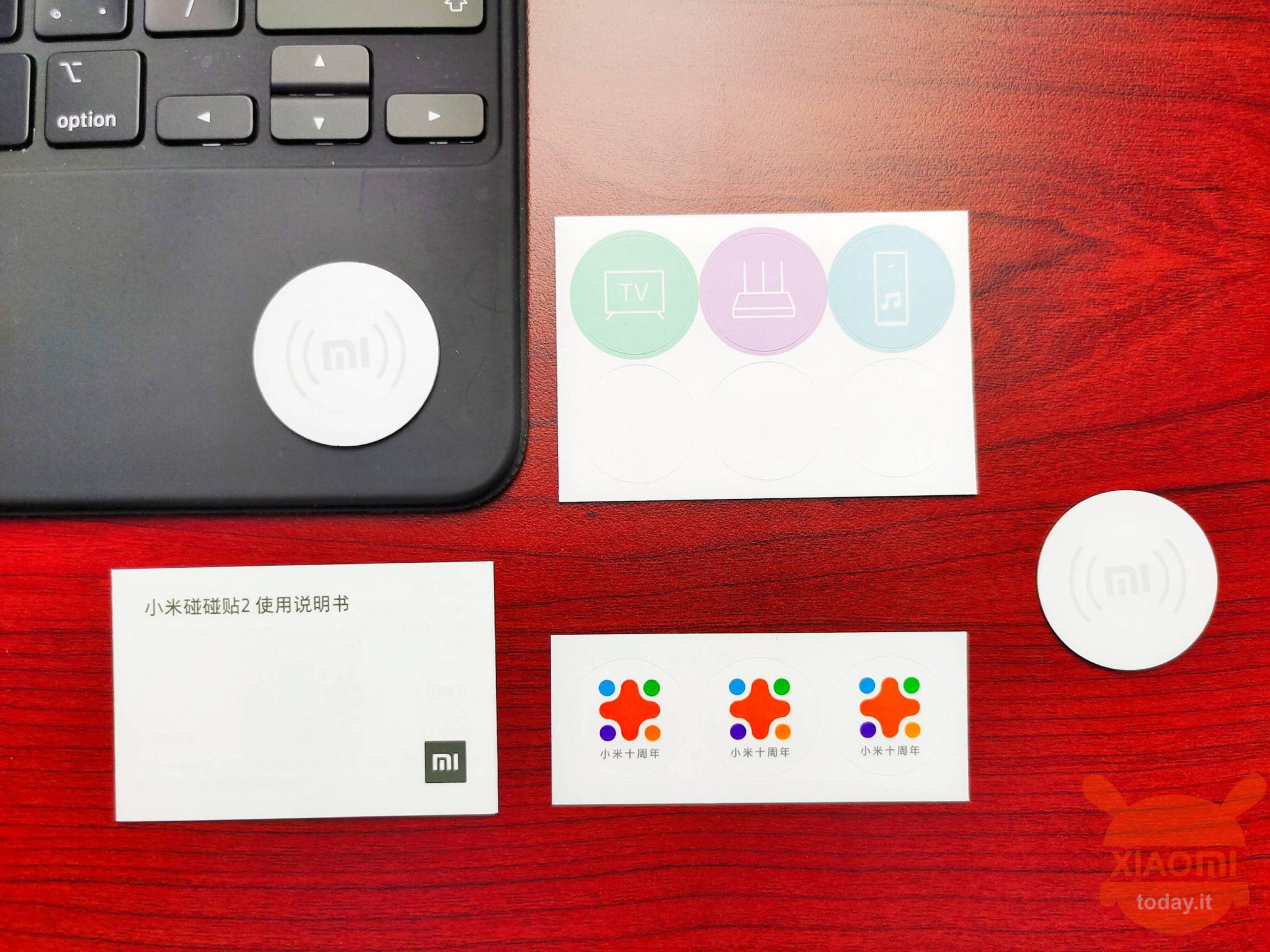 xiaomi stickers nfc domotica