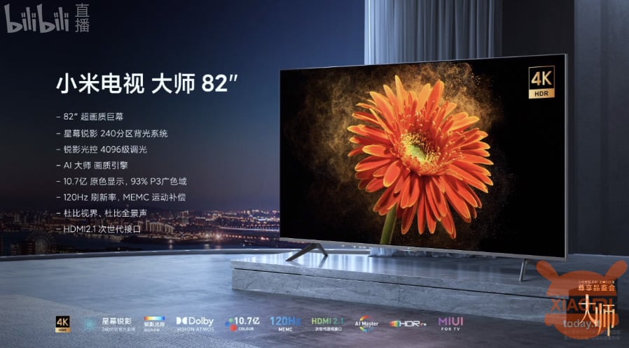 Xiaomi Mi TV Master 82" Extreme Edition