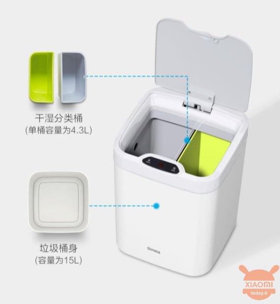 Quange Smart Garbage Bin GA1: La nuova pattumiera smart ultra economica