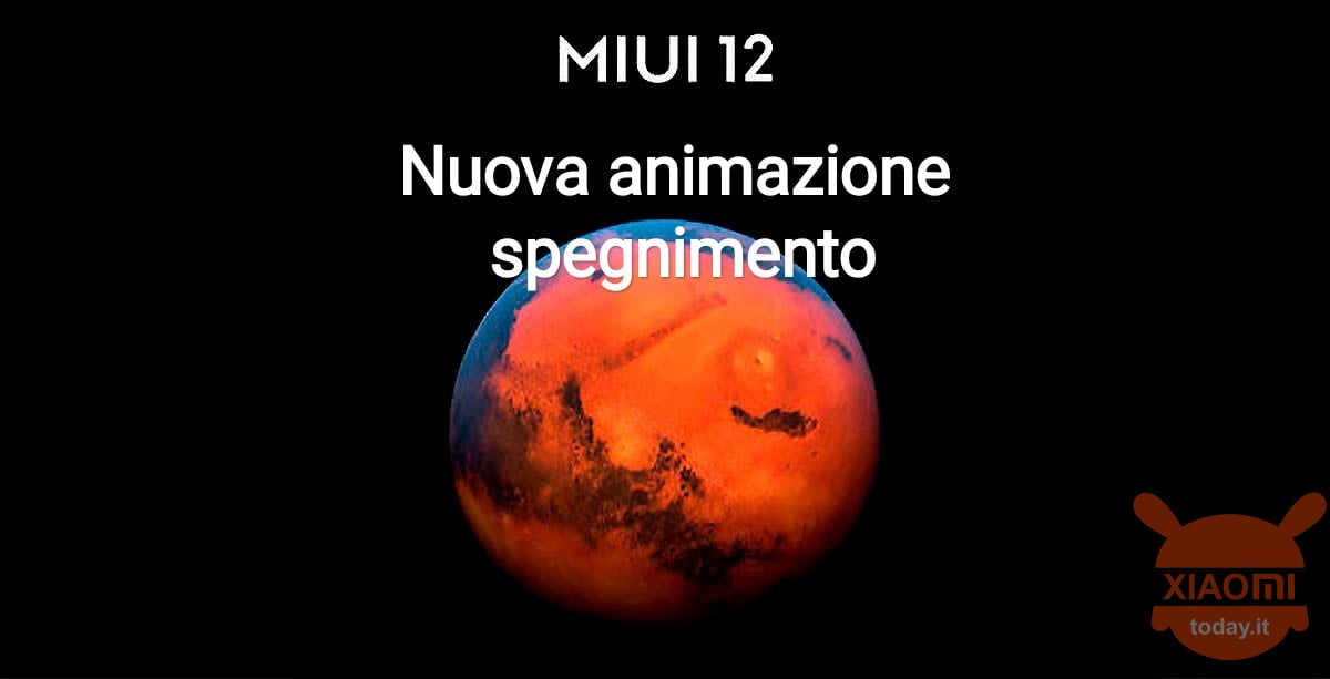 miui 12 शटडाउन एनीमेशन