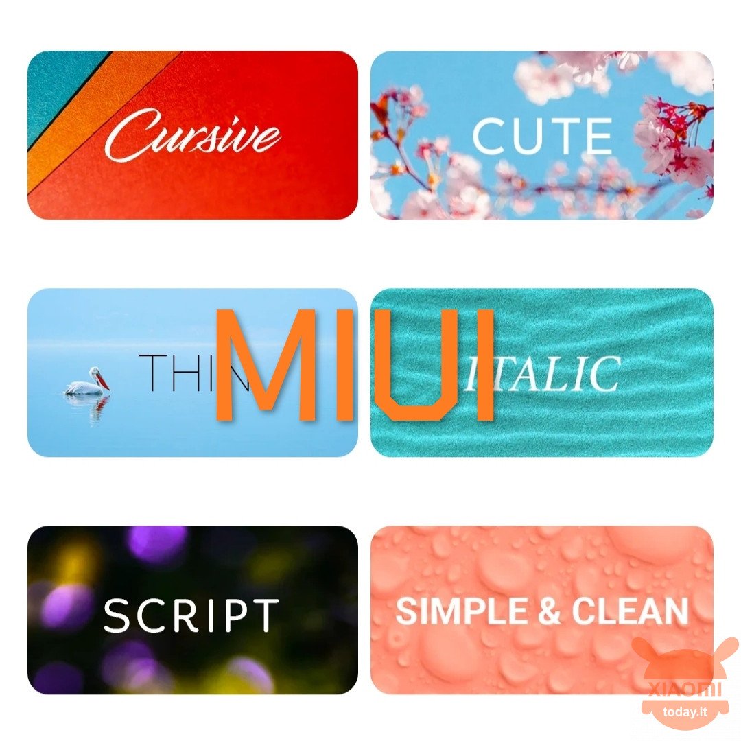 mga font ng miui