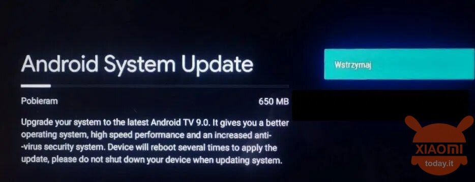 xiaomi mi box 3 riceve android 9 pie stabile