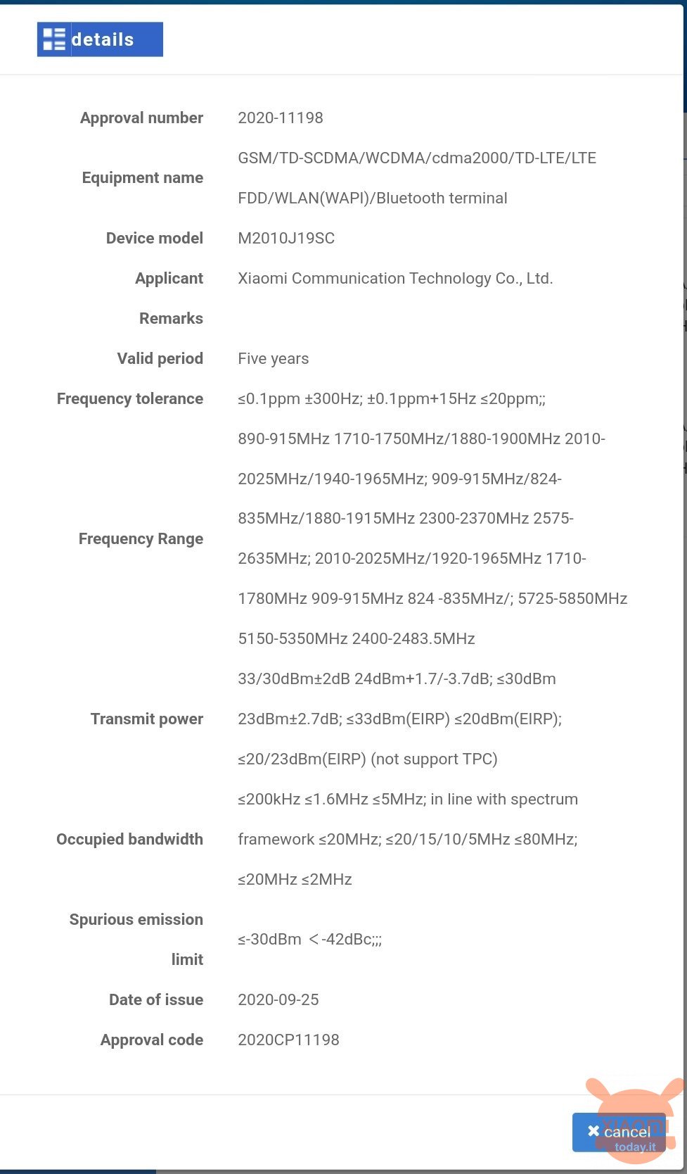 הערה redmi 10 4G