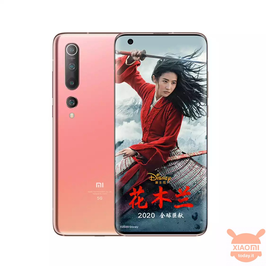 xiaomi mi 10 patrocinador de la película mulan