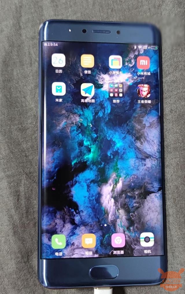 xiaomi mi note 3 fronte