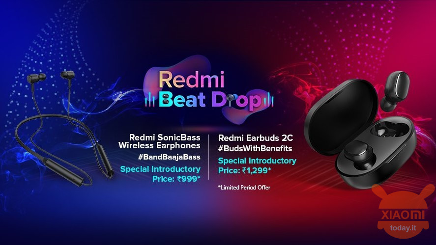 Redmi EarBuds 2C and SonicBass