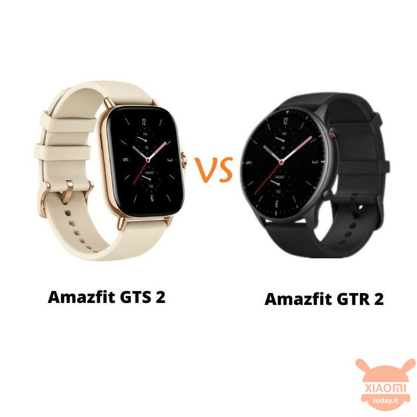amazfit gtr 2 vs amazfit gts 2: confronto smartwatch