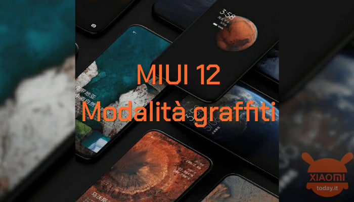 miui 12 introduit le mode graffiti de couverture