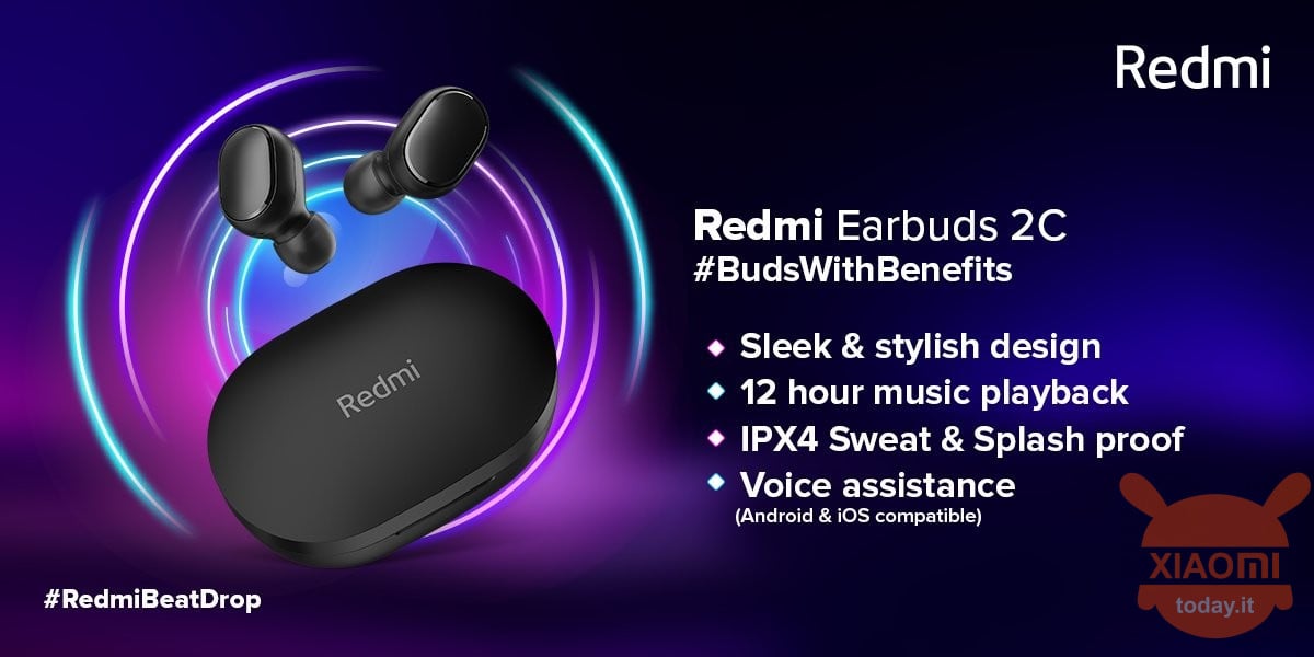 Redmi EarBuds 2C e SonicBass