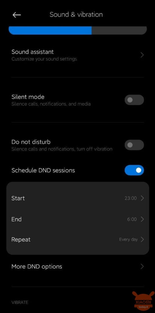 MIUI e Android 11: le novità grafiche dell'interfaccia di Xiaomi modalità non disturbare