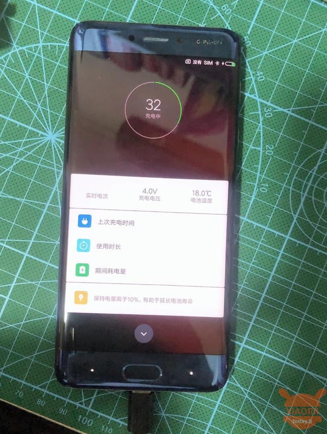 xiaomi mi 6 pro prototipo foto reale fronte