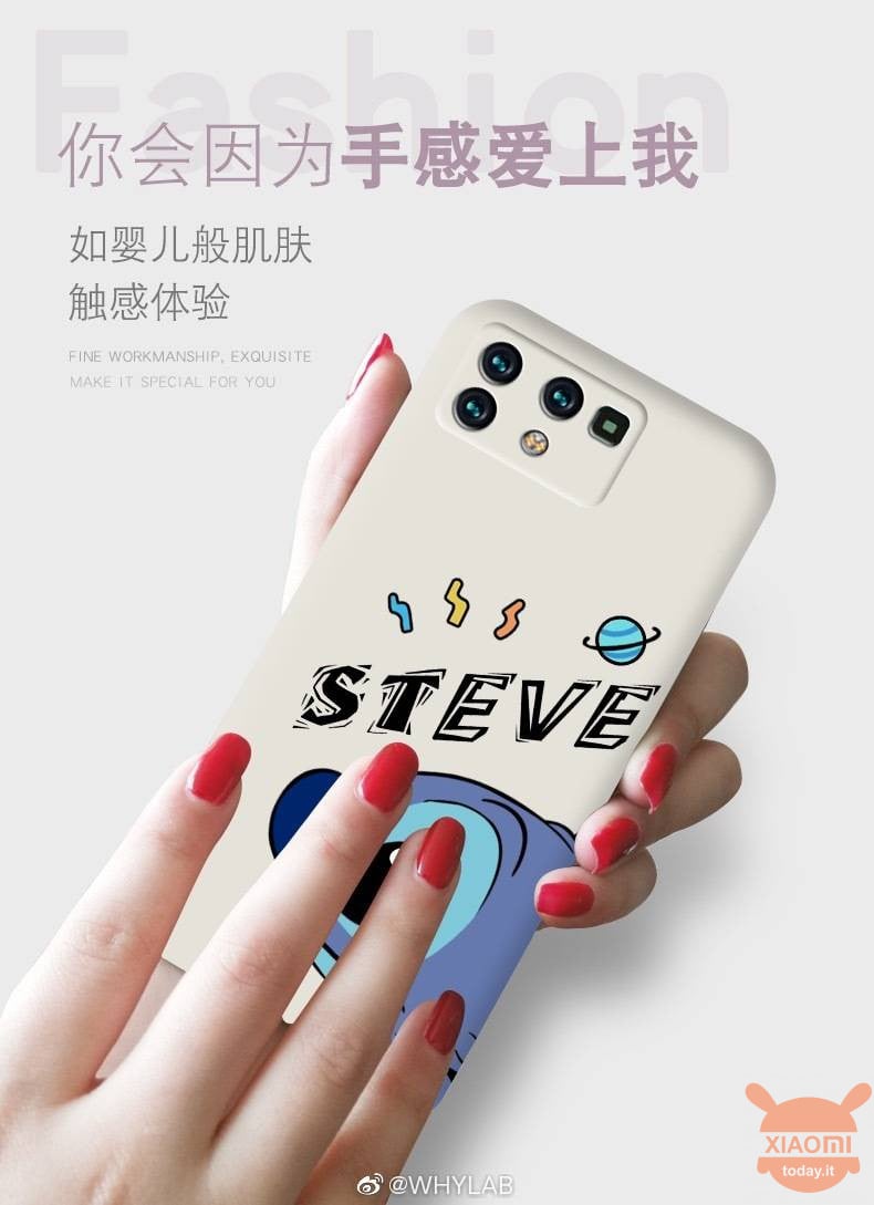 gepersonaliseerde xiaomi mi 11-omslag onthul agterkameras