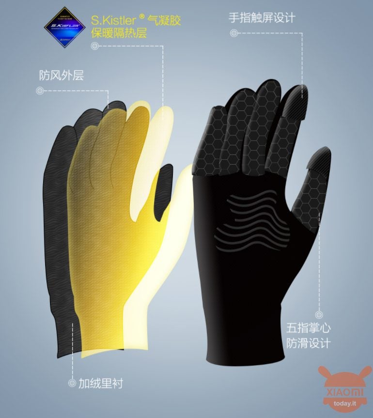 Supield Aerogel Touch Screen Gloves