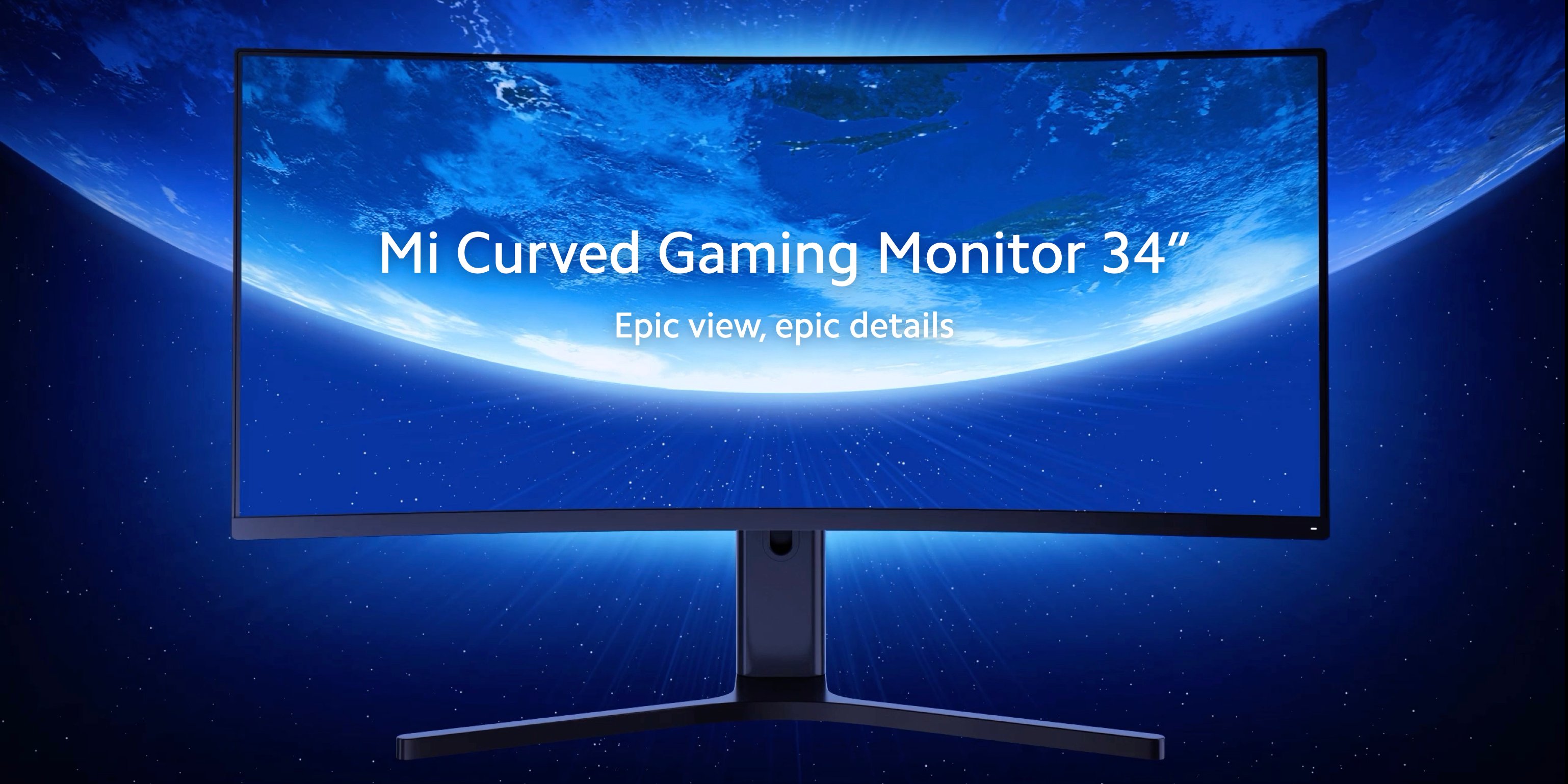 monitor melengkung xiaomi mi 34 "